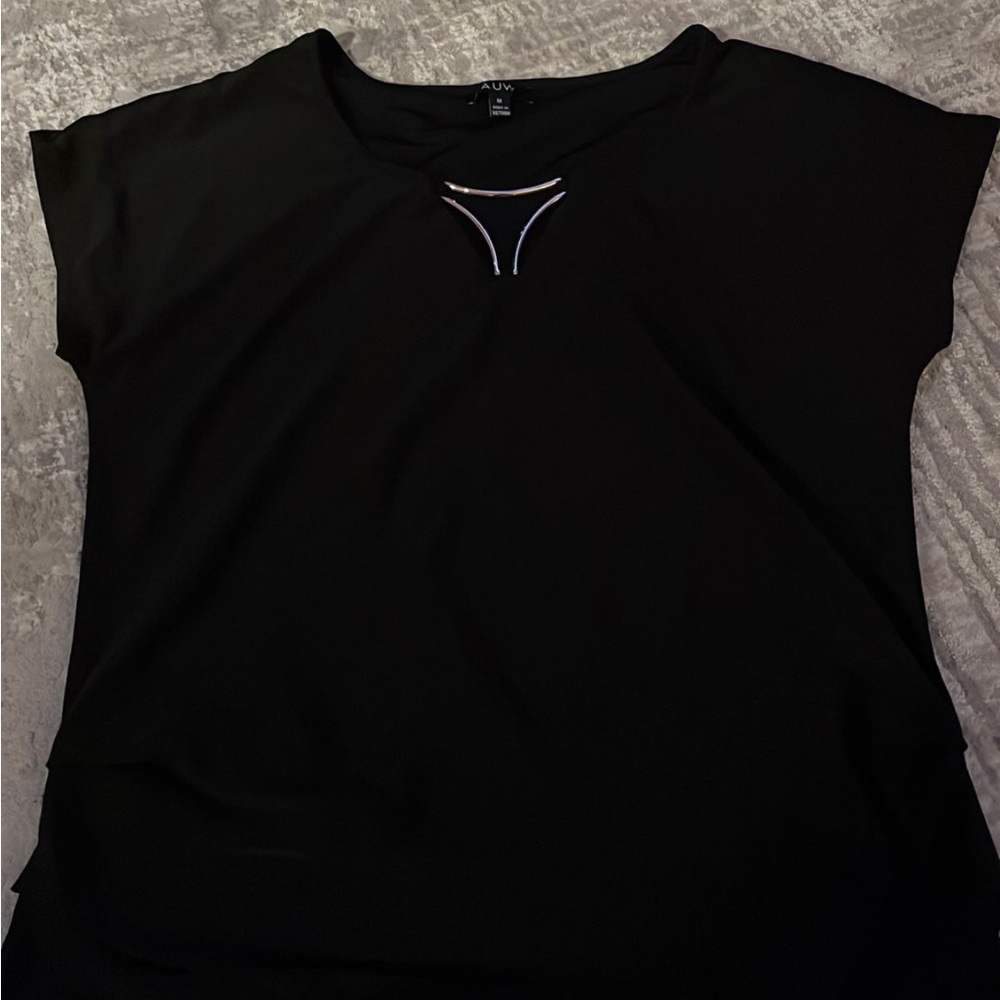 AUW black blouse